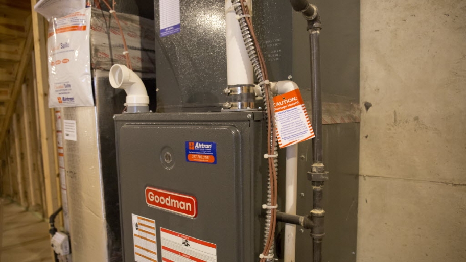 Furnace in basement